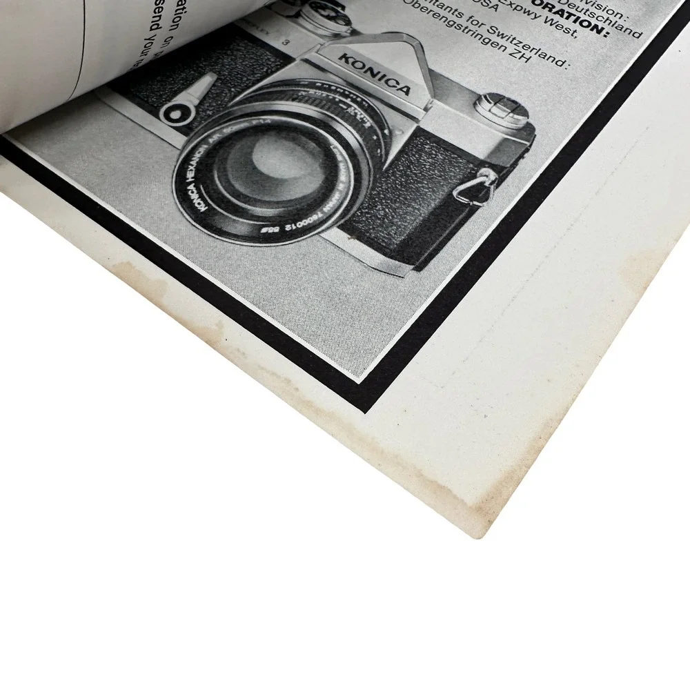 Vintage Camera Magazine July 1974 No 7 Fulvio Roiter Marketa Luskacova Pentax Ad